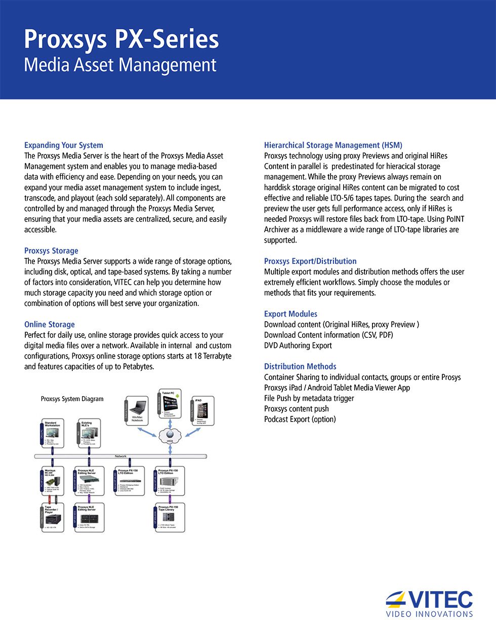 ProxSys PX Series – DVNEST